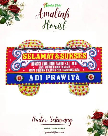Papan Bunga Ucapan Selamat Sriwidari